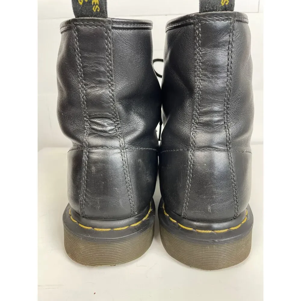 Dr. Martens 1460 Black Leather 8-Eye Boots - Size UK 9 / US Men's 10